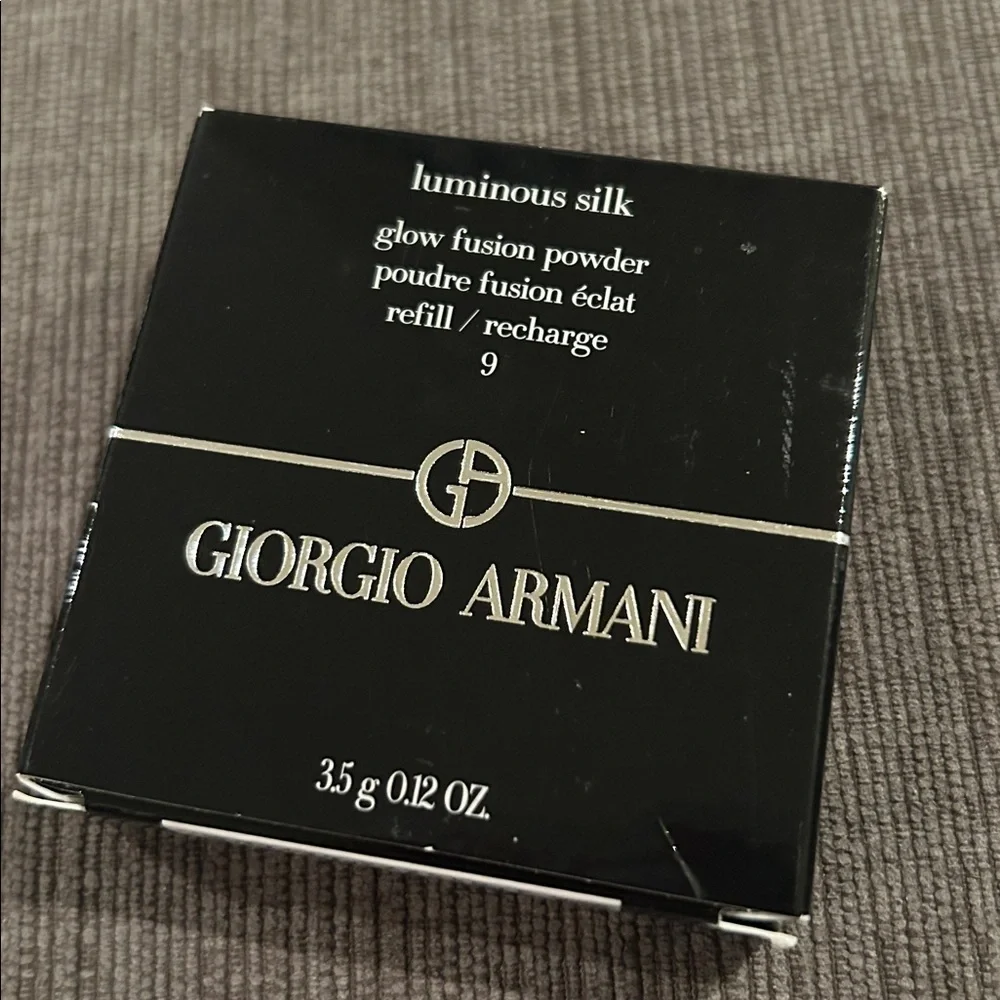 Giorgio Armani Luminous Silk Glow Fusion Powder Refill Shade 9 NIB